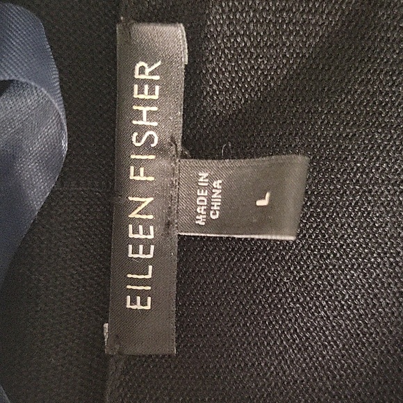 Eileen Fisher silk dress/coat L - Picture 8 of 9